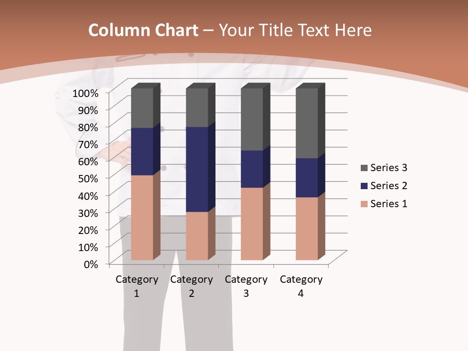 Present Man Staff PowerPoint Template