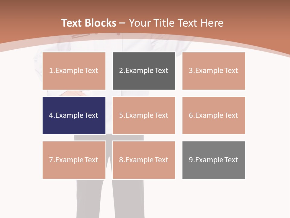 Present Man Staff PowerPoint Template