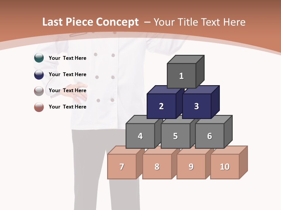 Present Man Staff PowerPoint Template