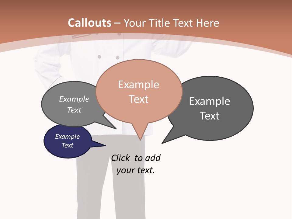 Present Man Staff PowerPoint Template