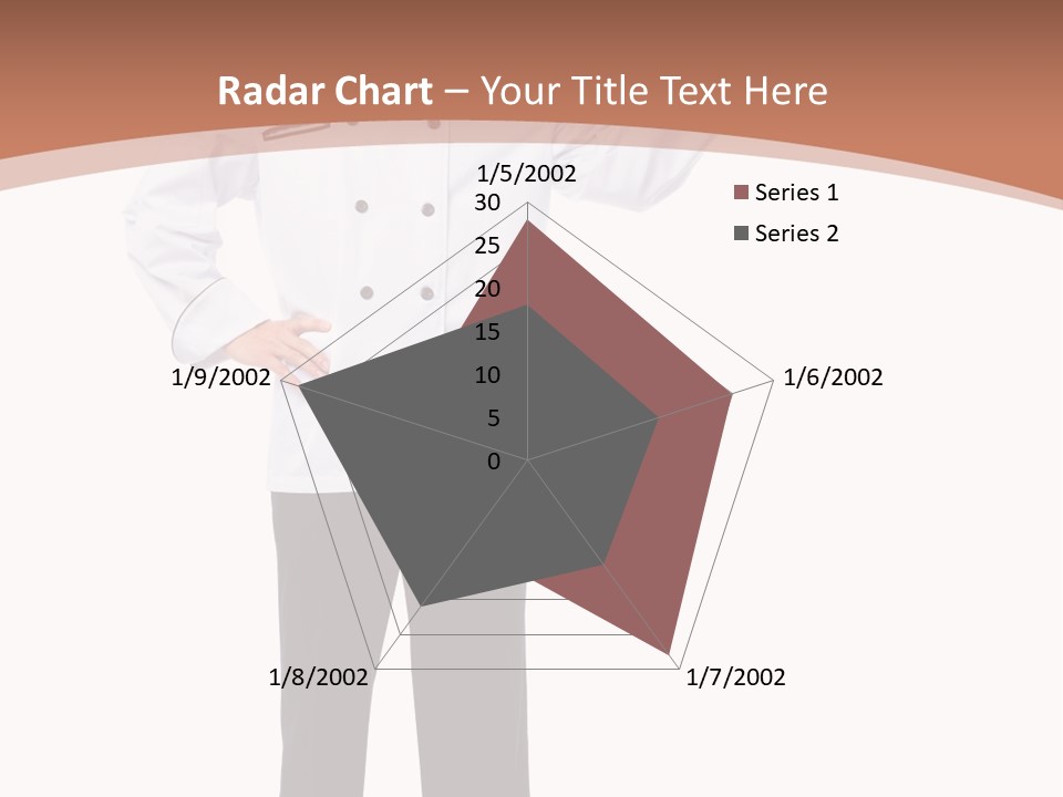 Present Man Staff PowerPoint Template
