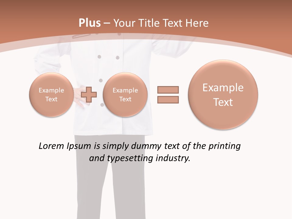 Present Man Staff PowerPoint Template