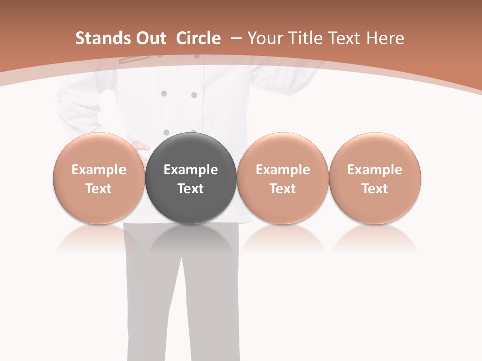 Present Man Staff PowerPoint Template