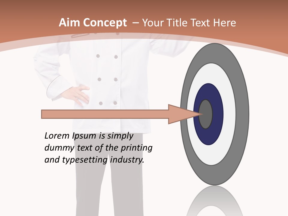 Present Man Staff PowerPoint Template