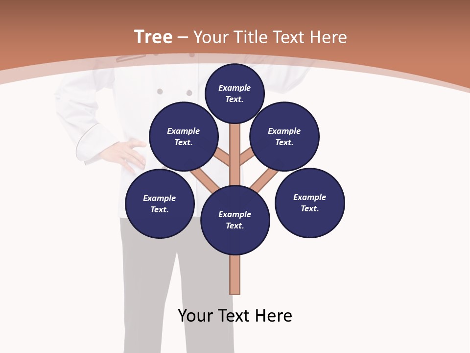 Present Man Staff PowerPoint Template