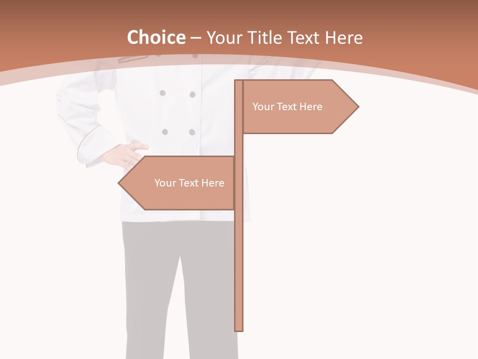 Present Man Staff PowerPoint Template
