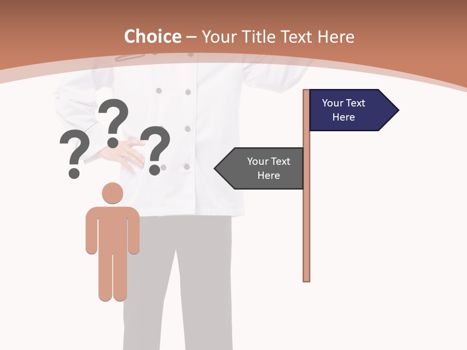 Present Man Staff PowerPoint Template