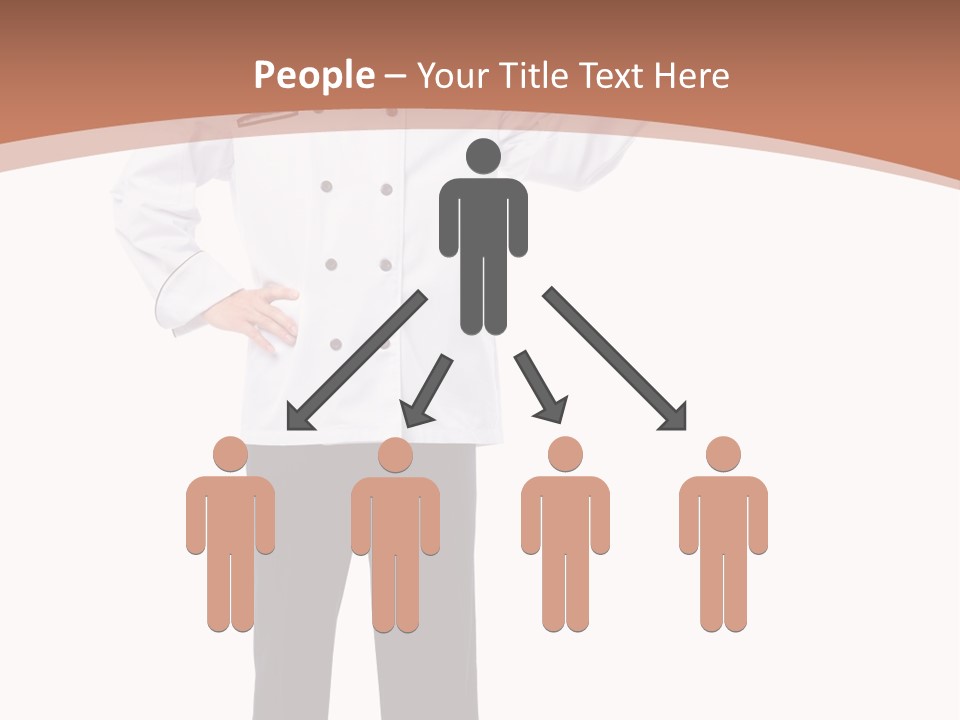 Present Man Staff PowerPoint Template