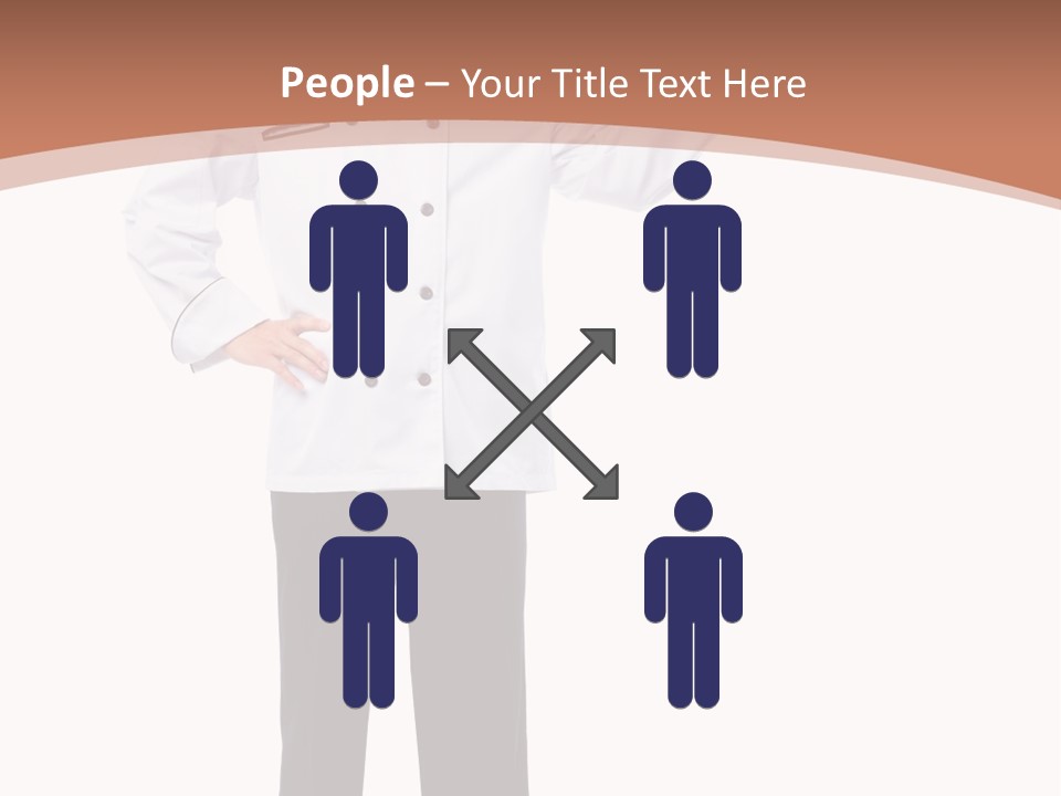 Present Man Staff PowerPoint Template