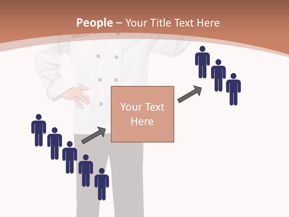 Present Man Staff PowerPoint Template