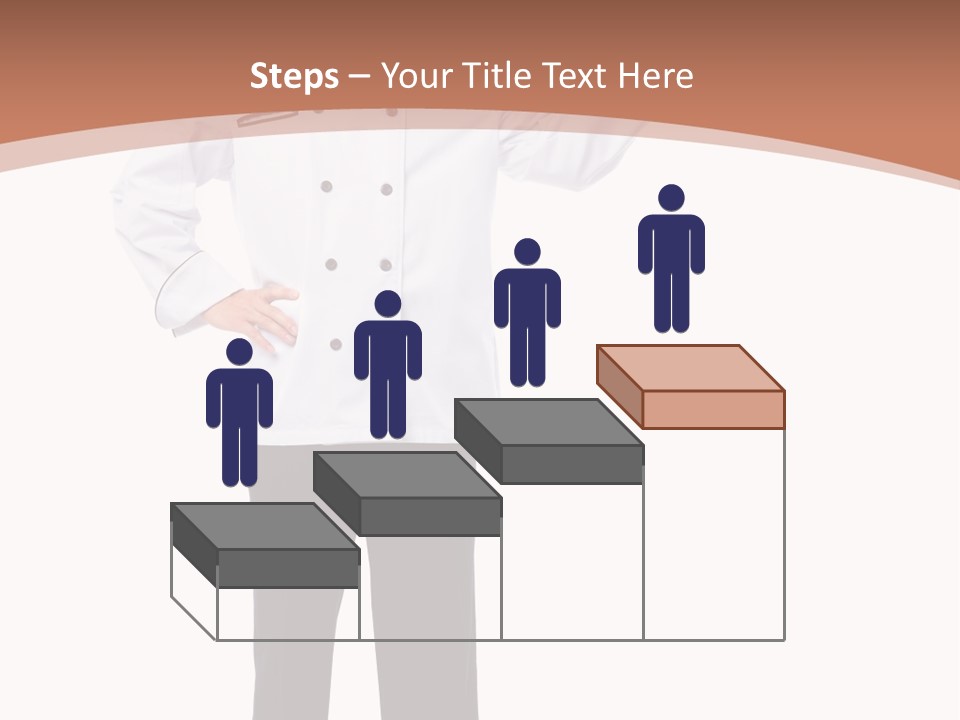 Present Man Staff PowerPoint Template