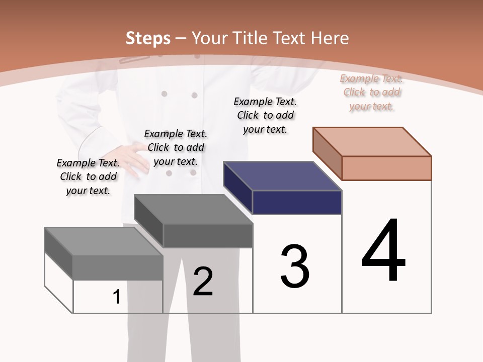 Present Man Staff PowerPoint Template