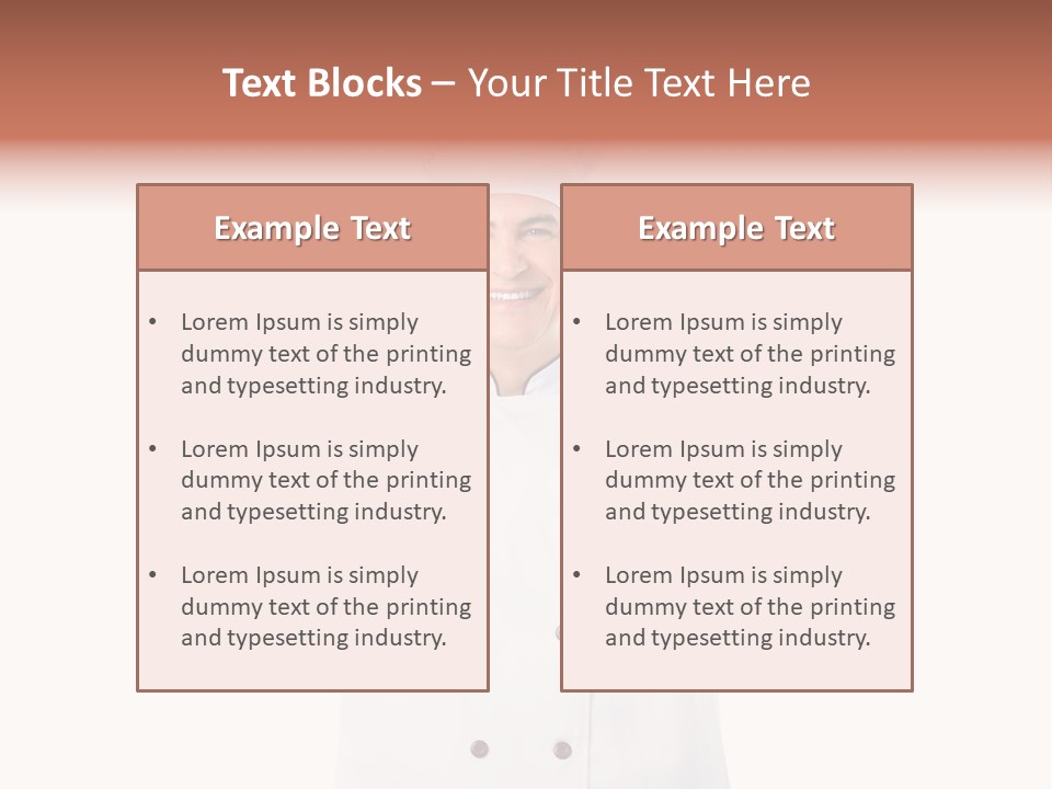 Staff Portrait Uniform PowerPoint Template