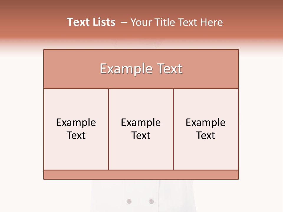 Staff Portrait Uniform PowerPoint Template