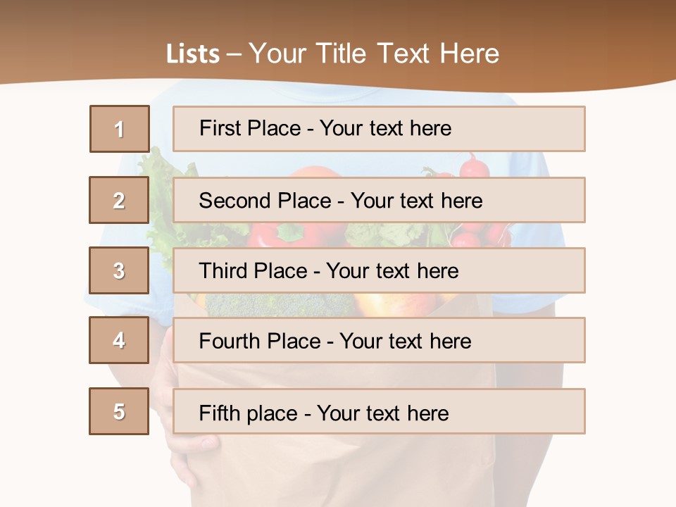 Food Purchase  PowerPoint Template