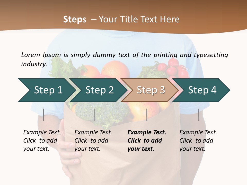 Food Purchase  PowerPoint Template