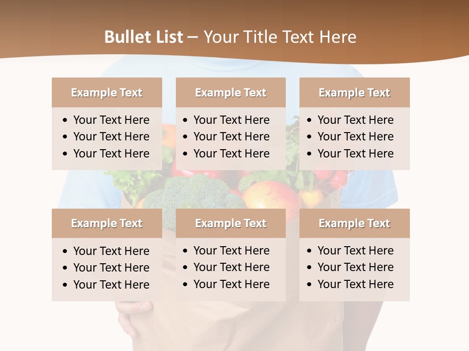 Food Purchase  PowerPoint Template