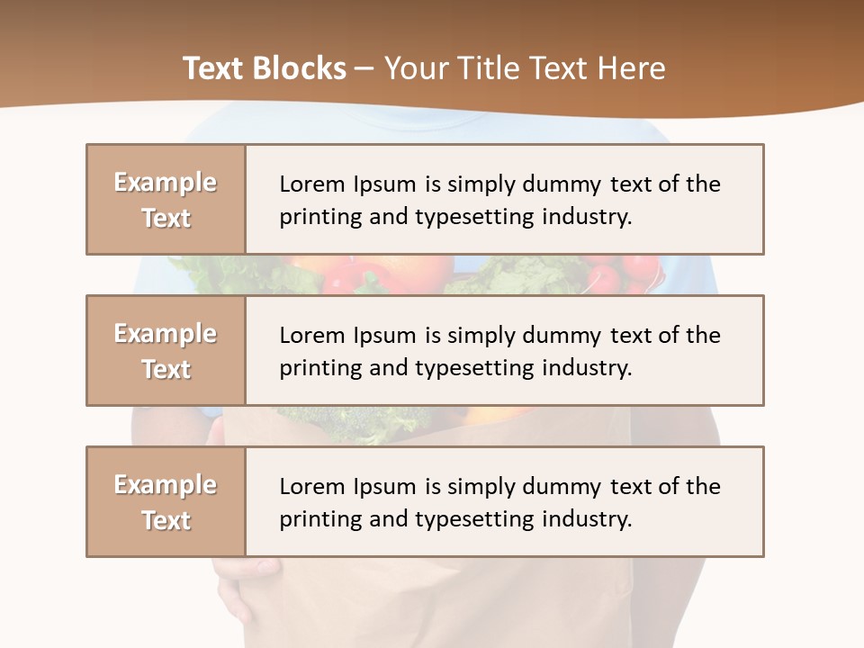 Food Purchase  PowerPoint Template