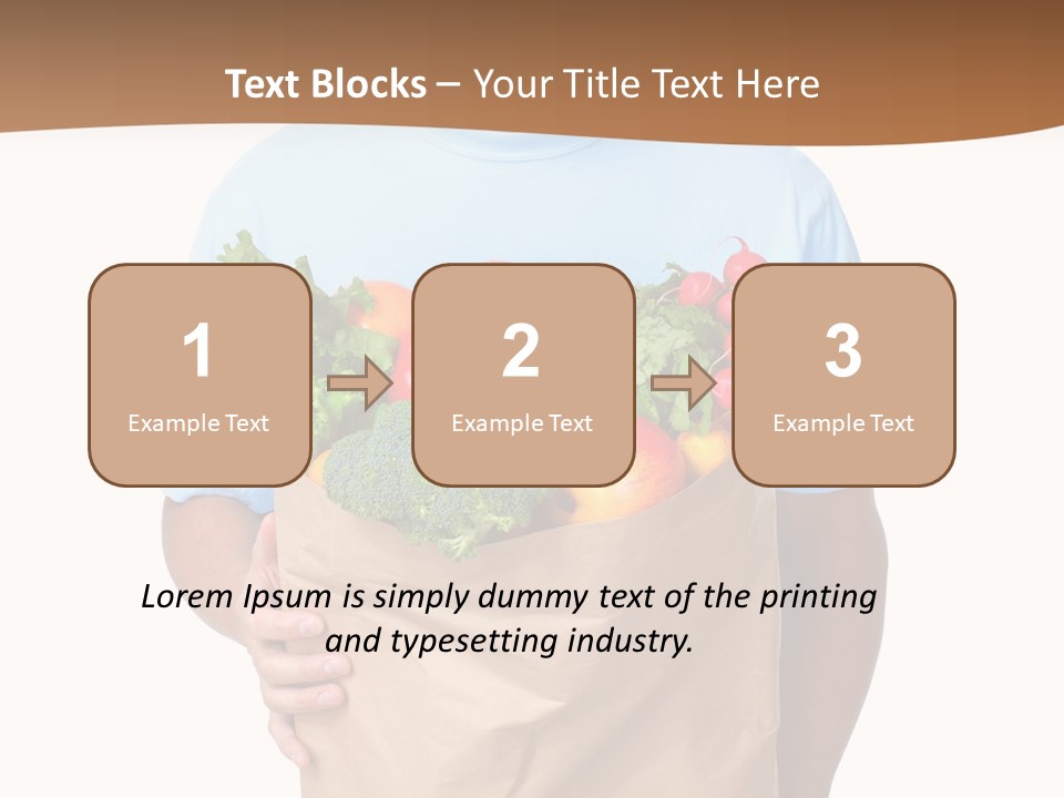 Food Purchase  PowerPoint Template
