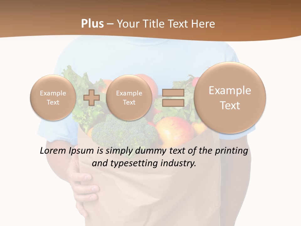 Food Purchase  PowerPoint Template