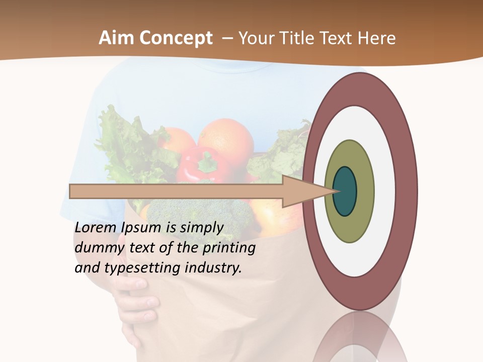 Food Purchase  PowerPoint Template