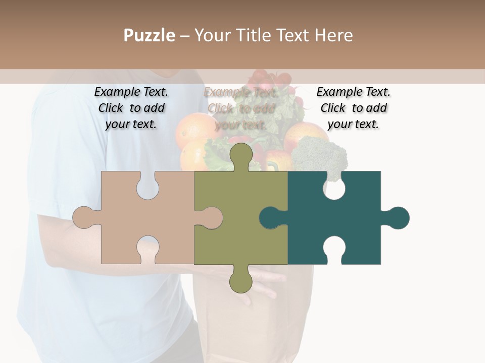 Young Shopper Vitamin PowerPoint Template