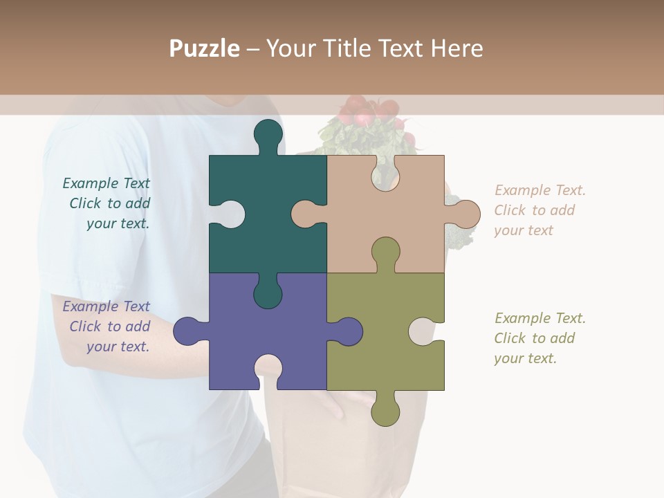Young Shopper Vitamin PowerPoint Template