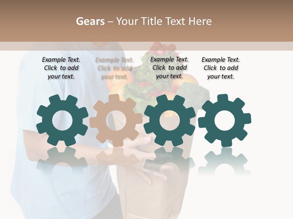 Young Shopper Vitamin PowerPoint Template