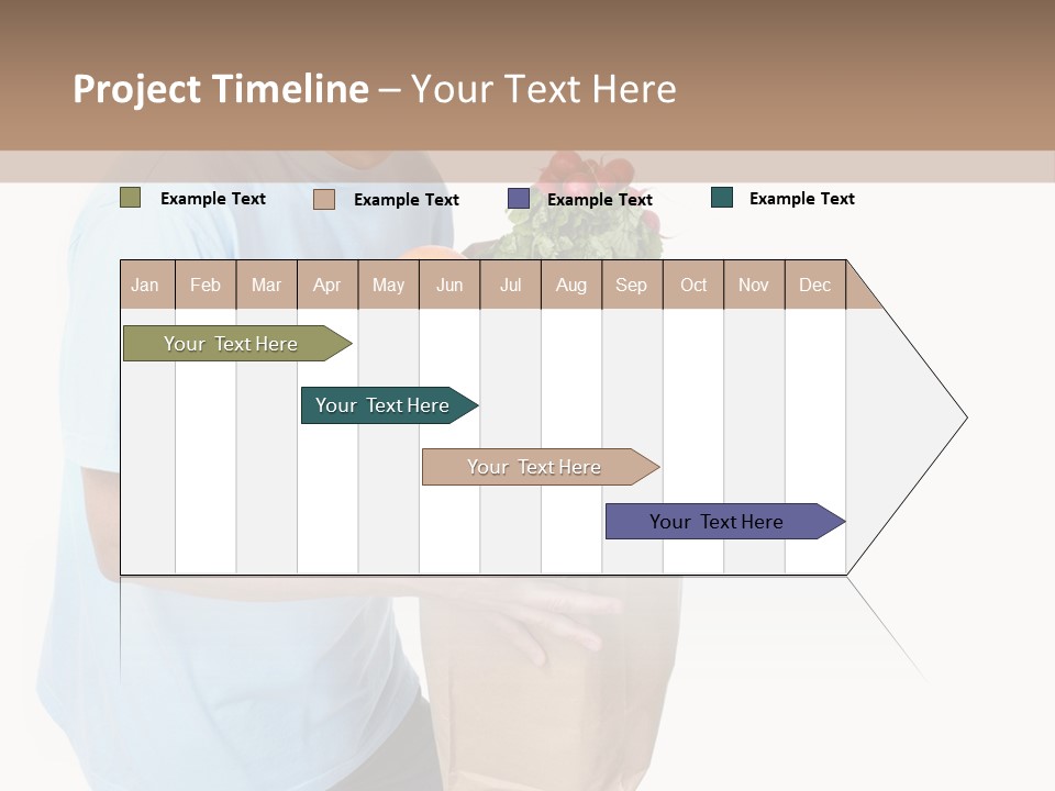 Young Shopper Vitamin PowerPoint Template