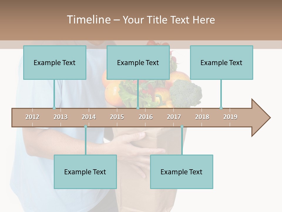 Young Shopper Vitamin PowerPoint Template