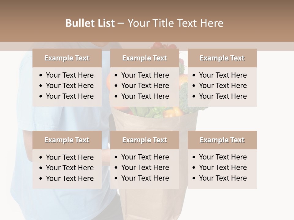 Young Shopper Vitamin PowerPoint Template