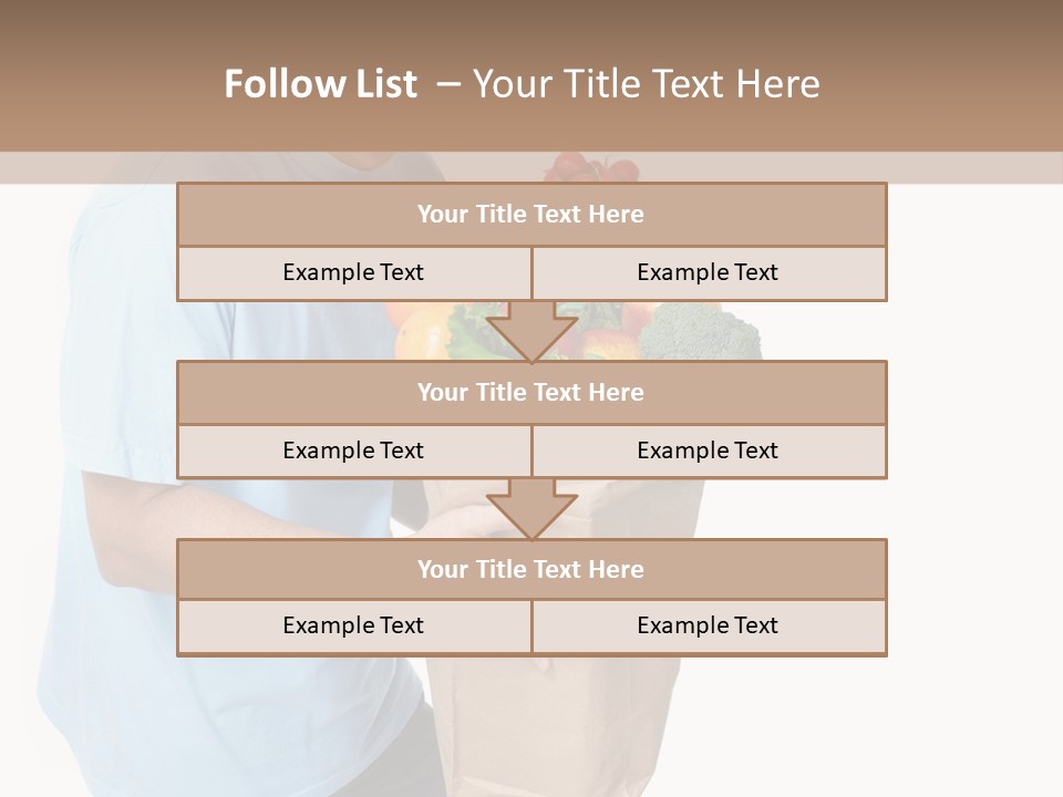 Young Shopper Vitamin PowerPoint Template