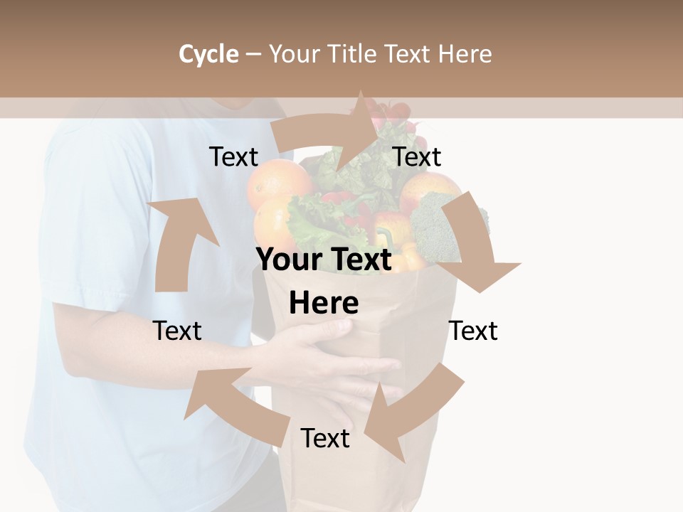 Young Shopper Vitamin PowerPoint Template
