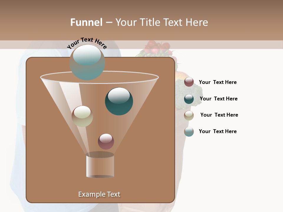 Young Shopper Vitamin PowerPoint Template