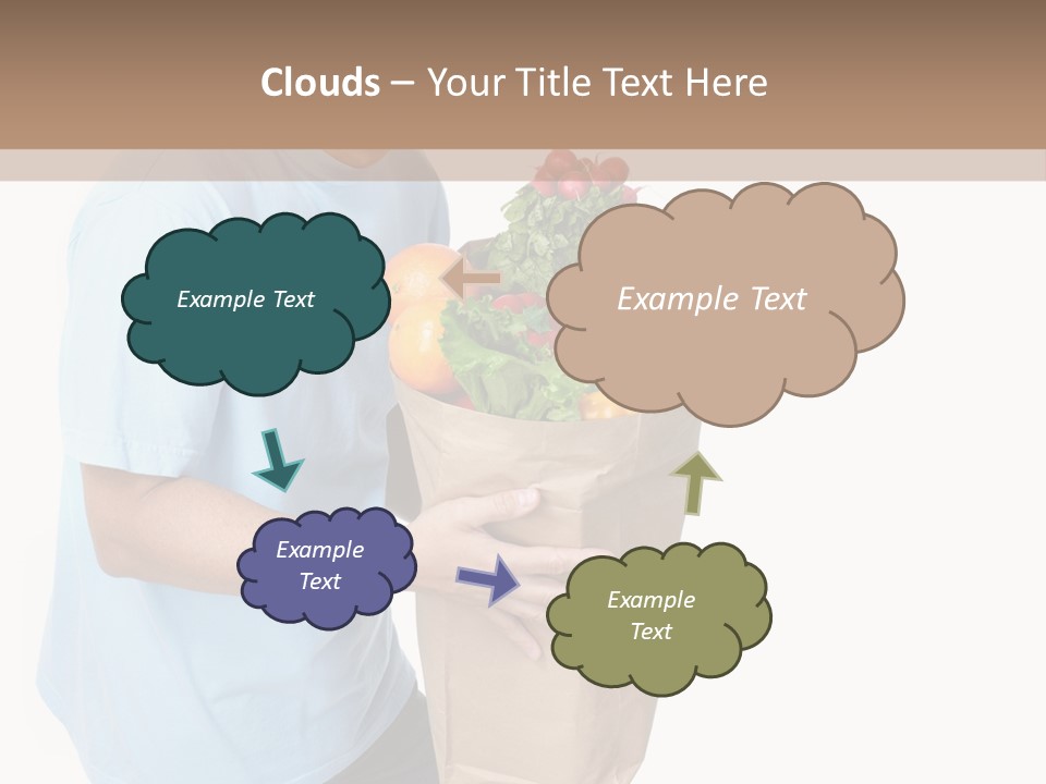 Young Shopper Vitamin PowerPoint Template