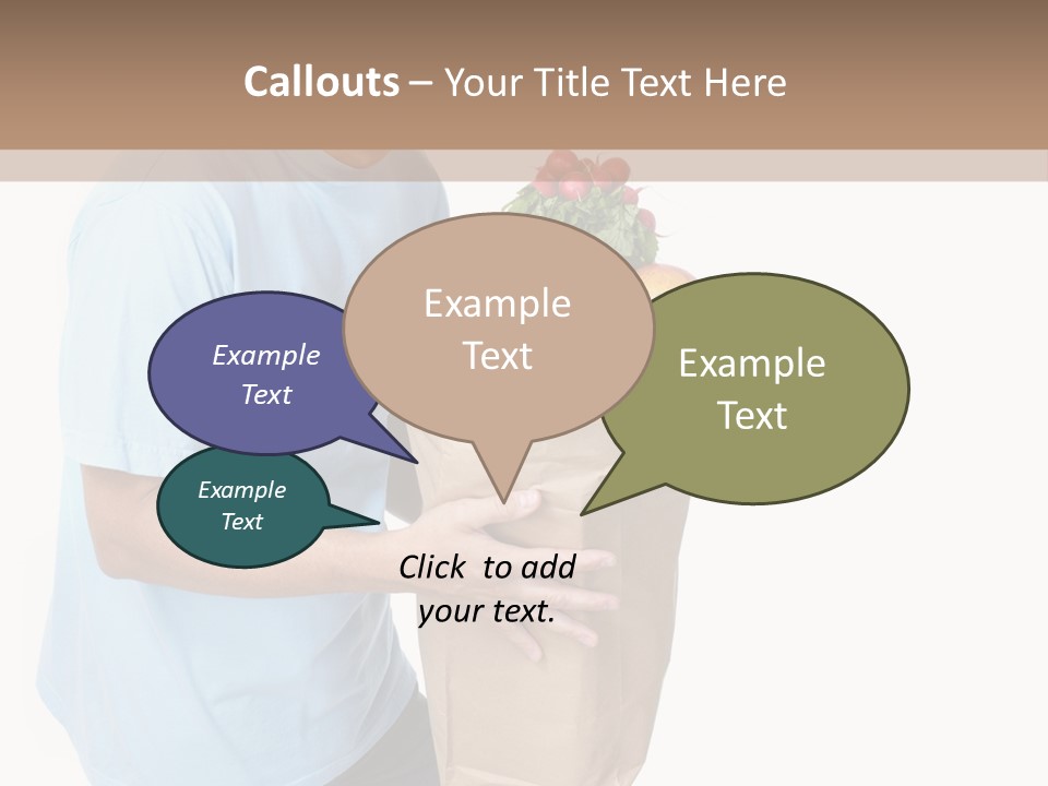 Young Shopper Vitamin PowerPoint Template