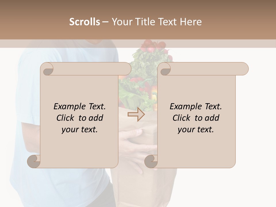 Young Shopper Vitamin PowerPoint Template