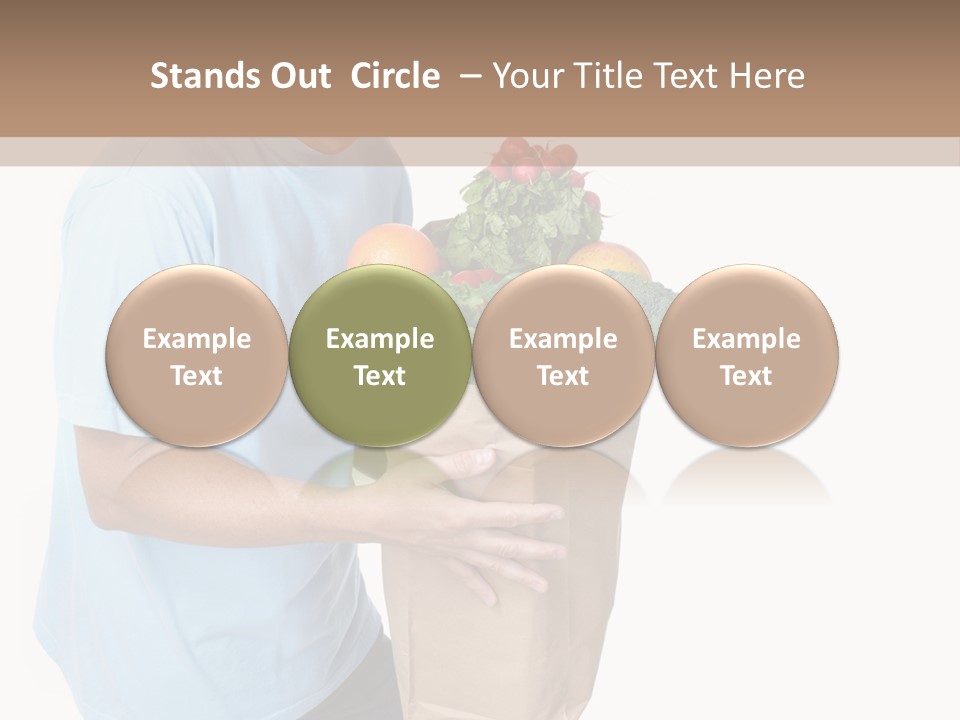 Young Shopper Vitamin PowerPoint Template