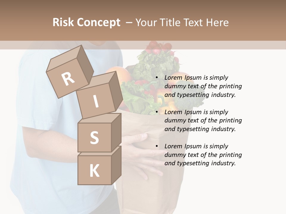 Young Shopper Vitamin PowerPoint Template