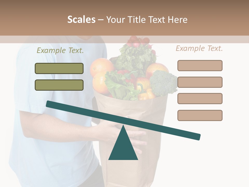 Young Shopper Vitamin PowerPoint Template