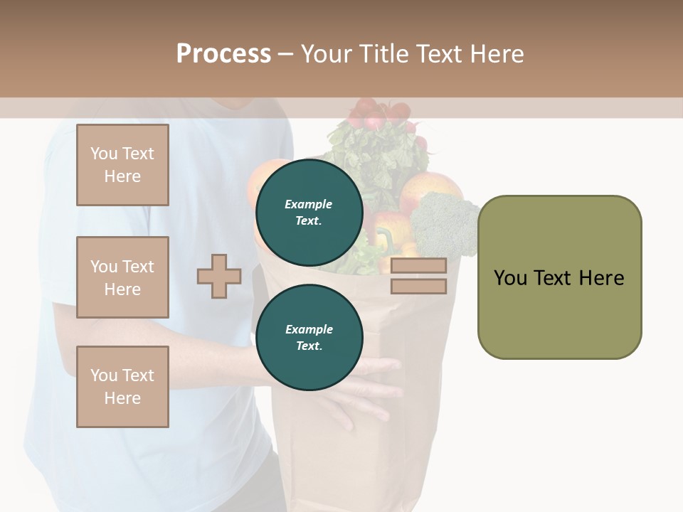 Young Shopper Vitamin PowerPoint Template