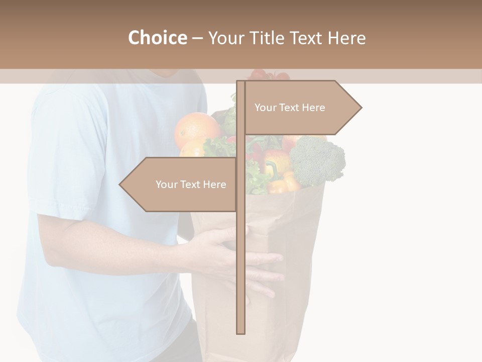 Young Shopper Vitamin PowerPoint Template