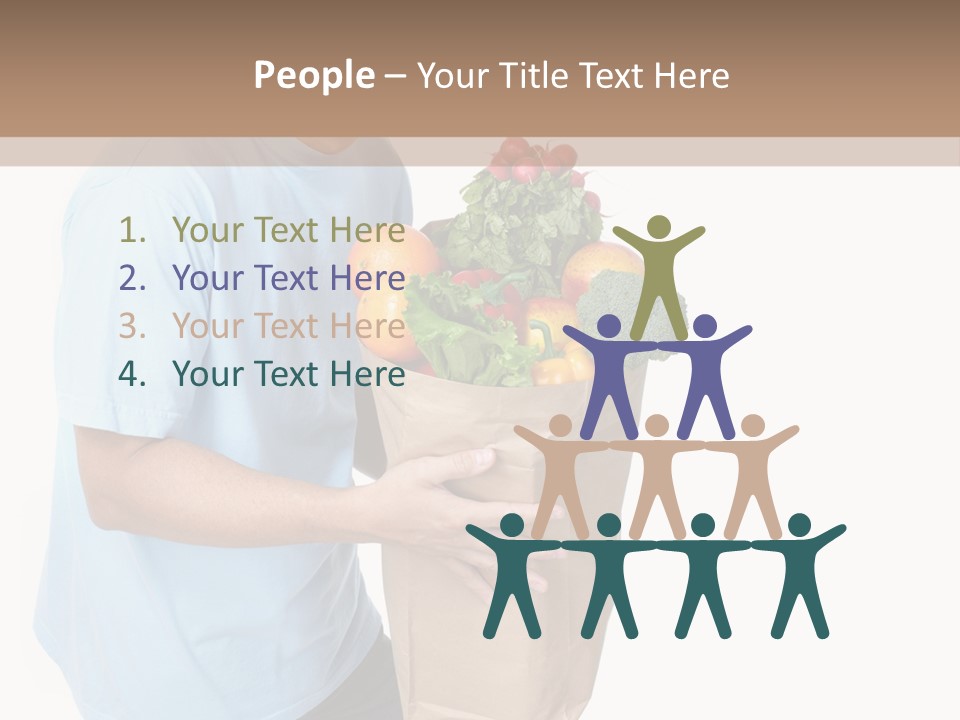 Young Shopper Vitamin PowerPoint Template