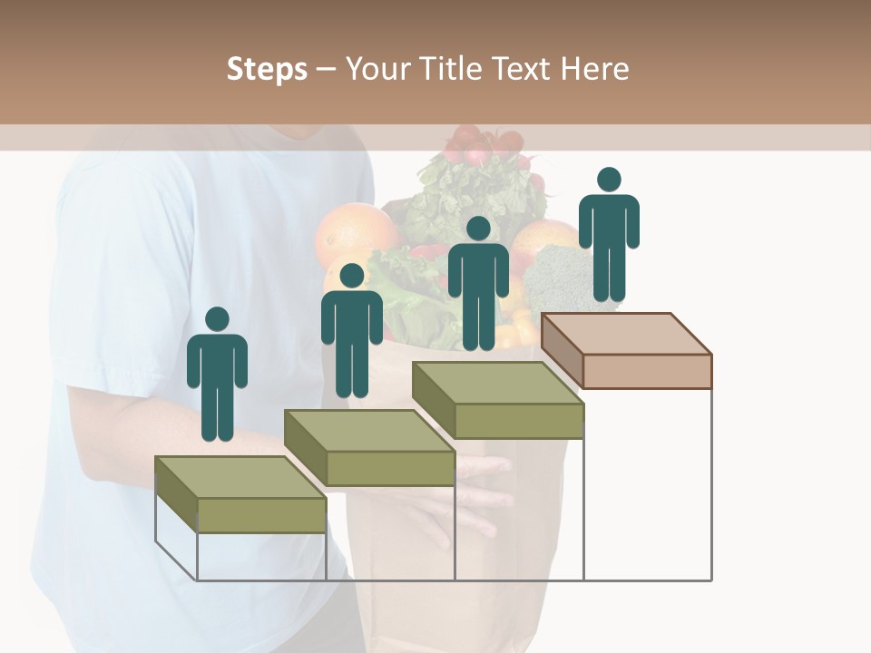 Young Shopper Vitamin PowerPoint Template