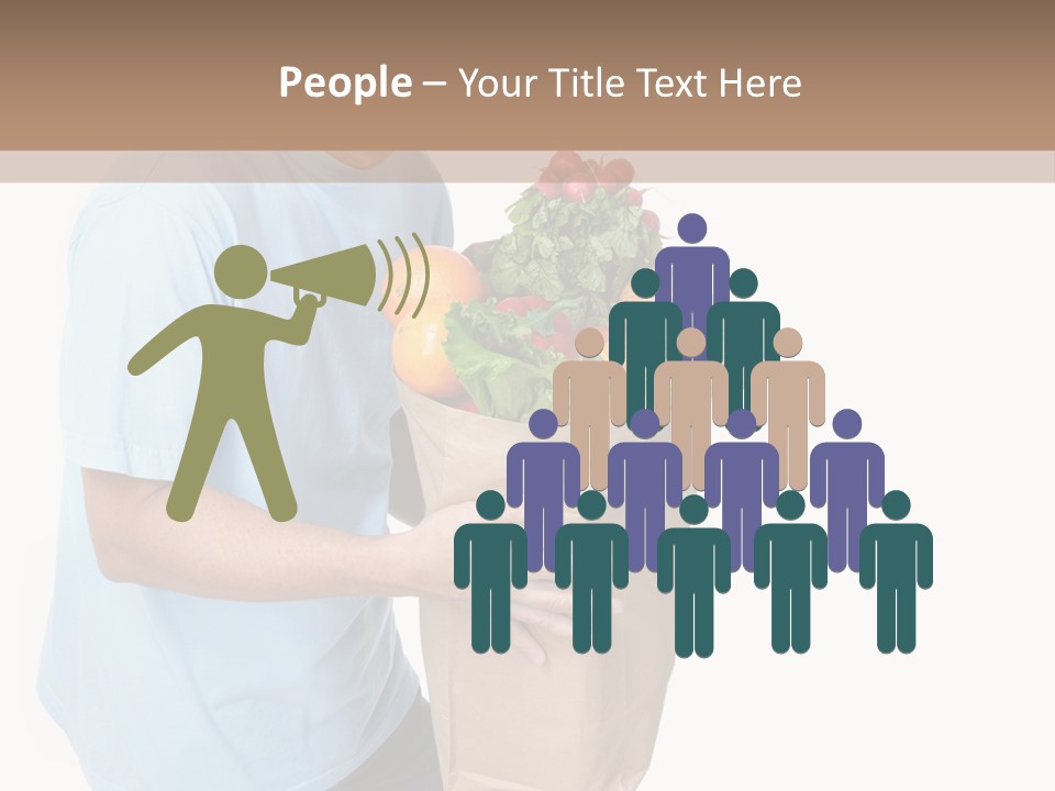 Young Shopper Vitamin PowerPoint Template