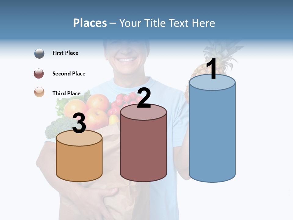 Shopper Customer Vitamin PowerPoint Template