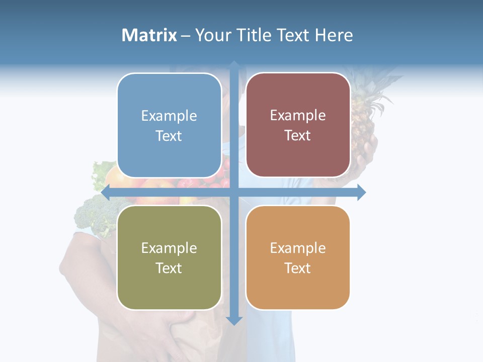 Shopper Customer Vitamin PowerPoint Template