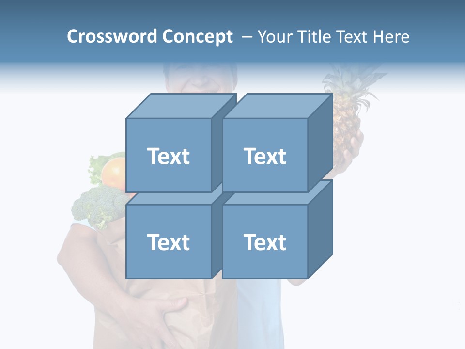 Shopper Customer Vitamin PowerPoint Template