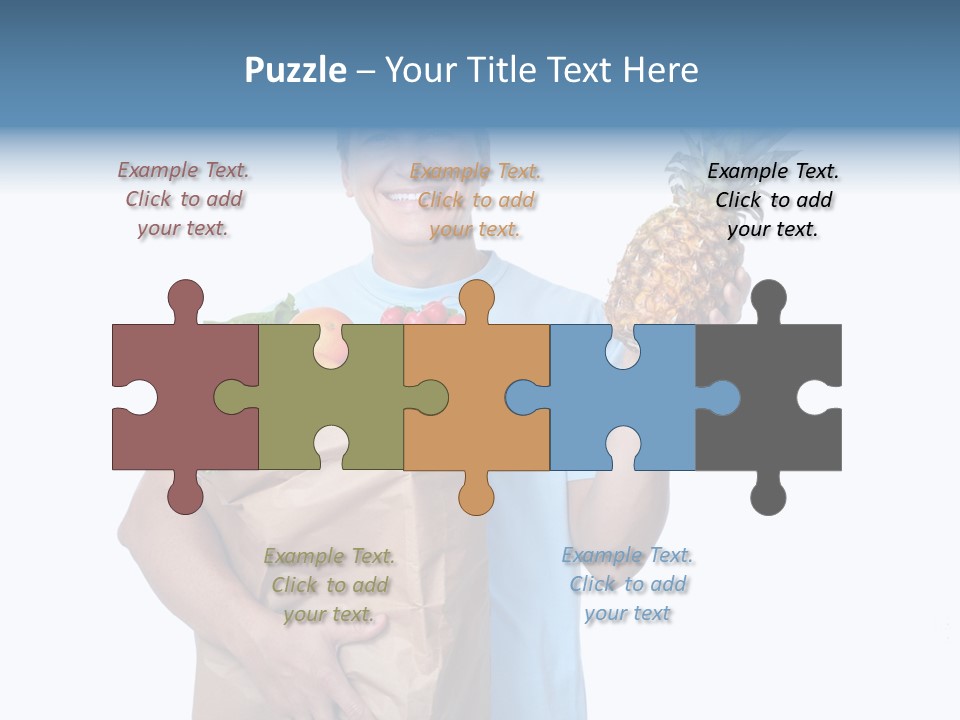 Shopper Customer Vitamin PowerPoint Template