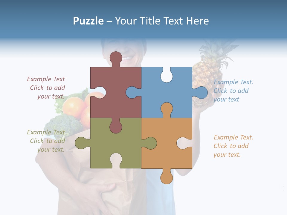 Shopper Customer Vitamin PowerPoint Template